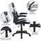 Flash Furniture Black Gaming Desk and Chair Set BLN-X10RSG1031-WH-GG - alternate 8
